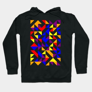 Amazing Geometric Colourful Triangle Pattern #1 Hoodie